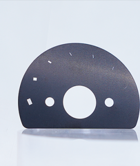 Optical slit-shaped metal plate